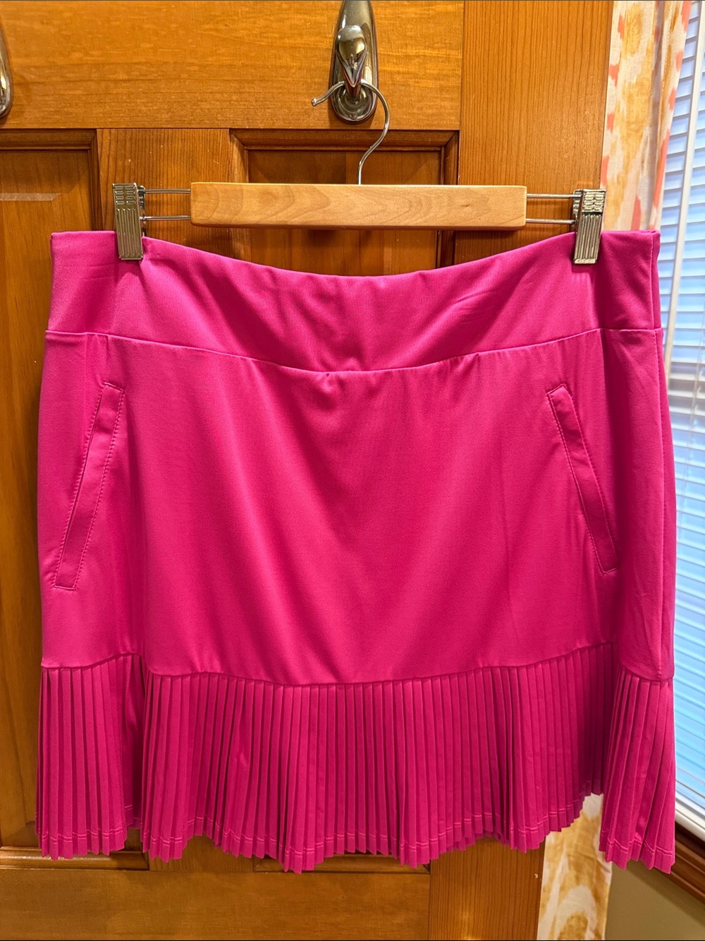 Tail Hot Pink Mini Skirt with Pleated Hem